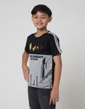 Character Short Sleeve T-Shirt Print Batman Dark Knight City