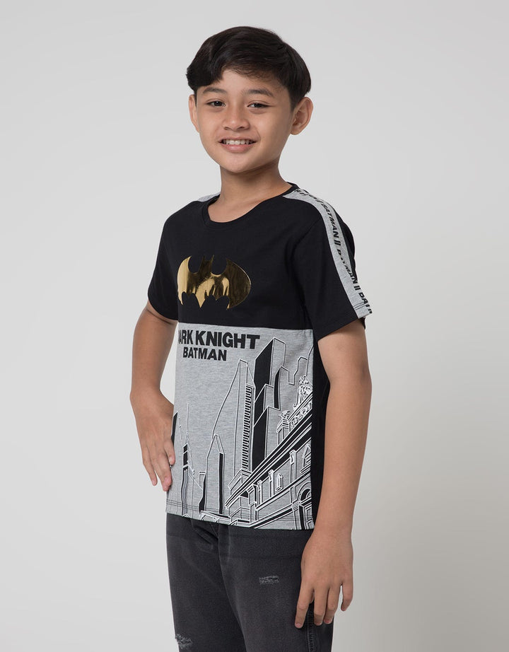 Character Short Sleeve T-Shirt Print Batman Dark Knight City