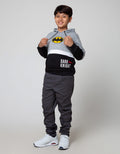 Character Sweater Hood Batman Logo Middle A