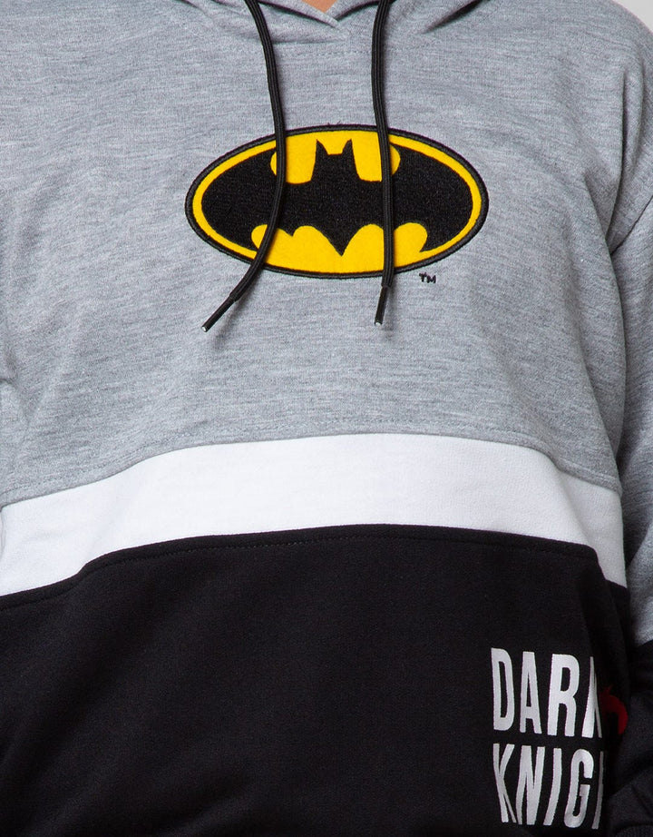 Character Sweater Hood Batman Logo Middle A