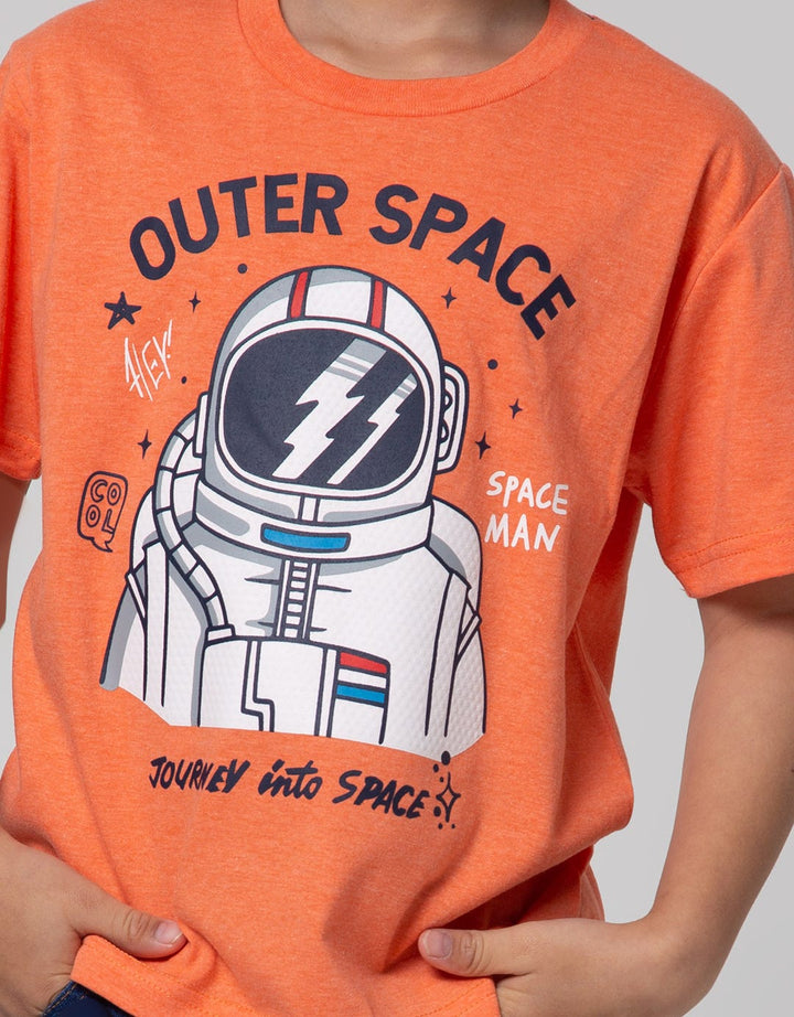 Little M Short Sleeve T-Shirt Best Buy Outer Space