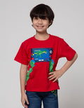 Little M Short Sleeve T-Shirt Aplikasi Game Bordir