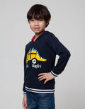 Little M Dino Car Rib Jaket Anak Laki-laki