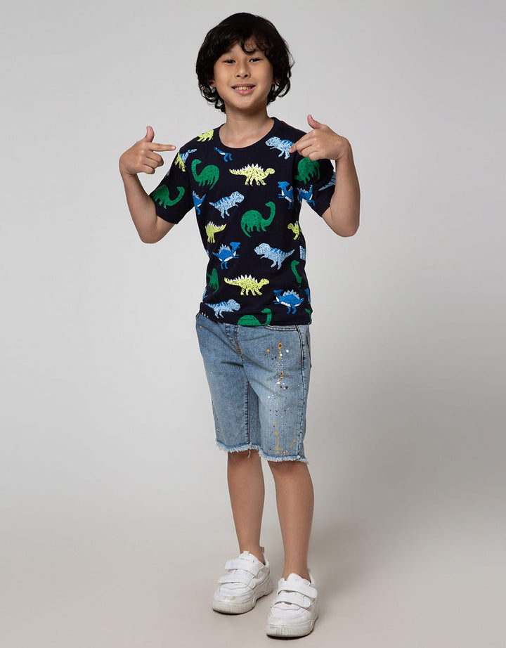 Little M Short Sleeve T-Shirt Dino