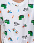 Little M Short Sleeve T-Shirt Print Dino Roar