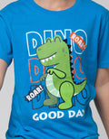Little M Short Sleeve T-Shirt Print Dino Good Days Aplikasi
