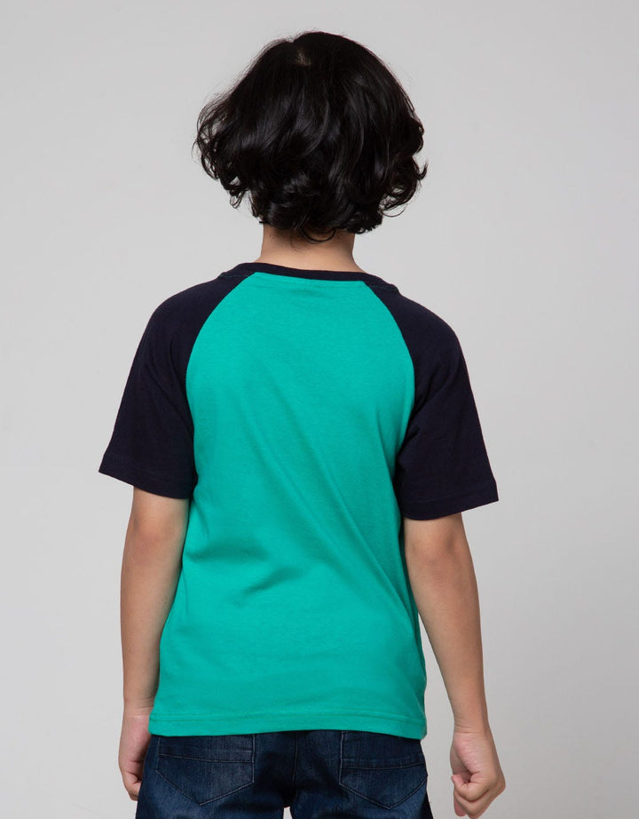 Little M Dino Apli Kaos Anak Laki-Laki