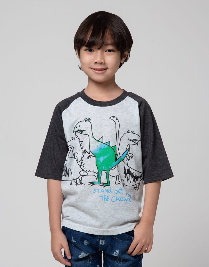 Little M Stand Out Raglan Anak Laki-Laki
