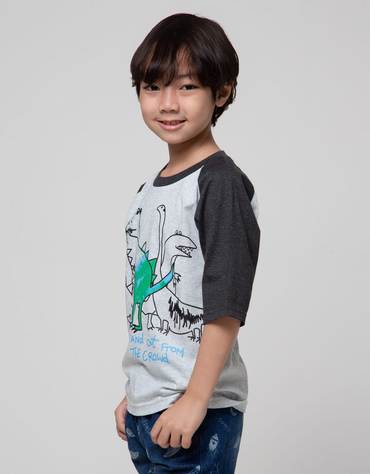 Little M Stand Out Raglan Anak Laki-Laki