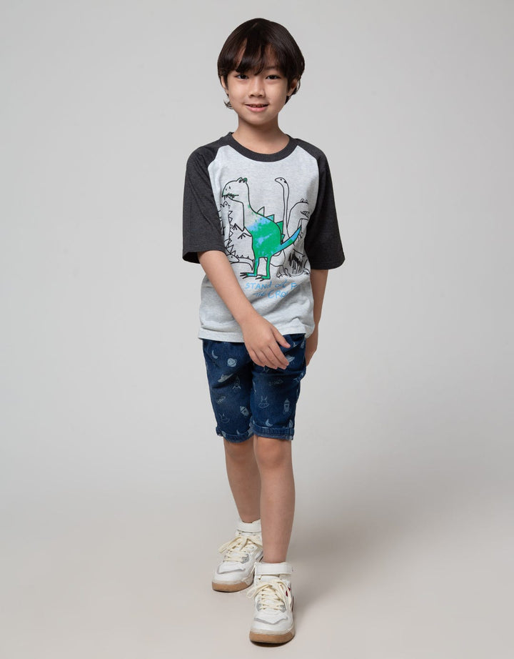Little M Stand Out Raglan Anak Laki-Laki