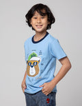 Little M Short Sleeve T-Shirt Print Aplikasi Bear