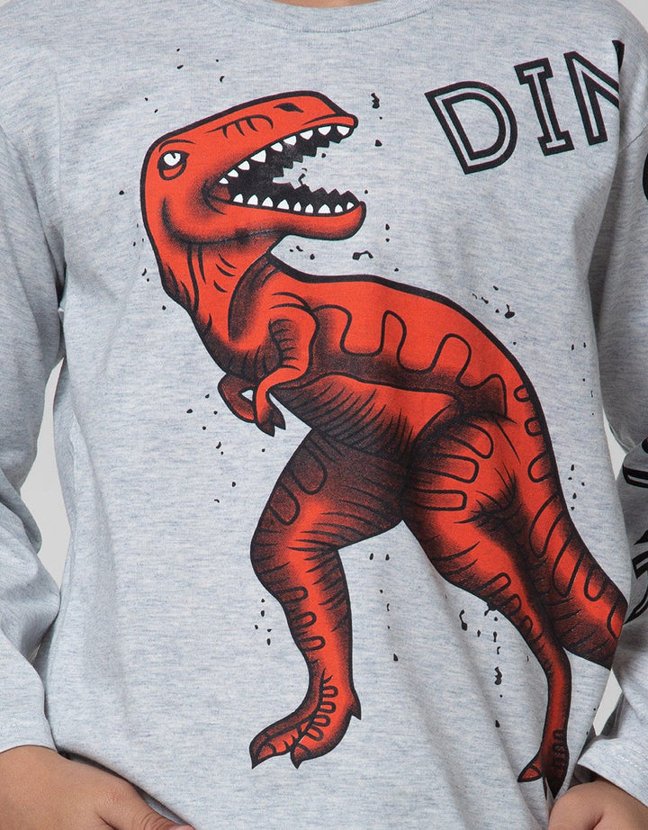 Little M Long Sleeve T-Shirt Dino Roar