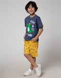 Little M Short Sleeve T-Shirt Multipack 2 Pack 2Pthdskt:Misty Medium Blue:6:Graphic:Ss T-Shirt
