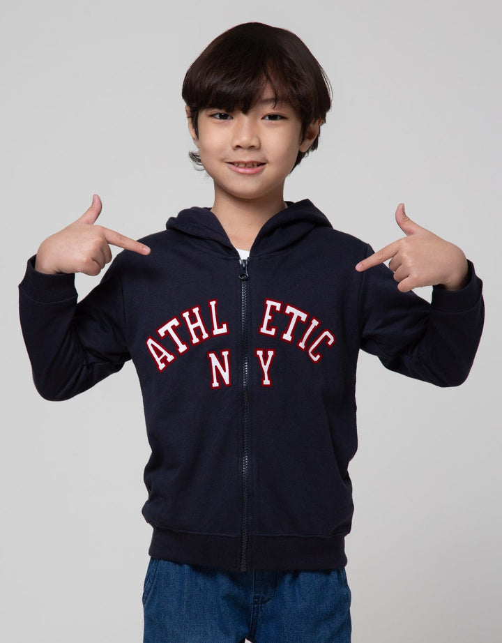 Little M Jacket Knit Terry Athletic