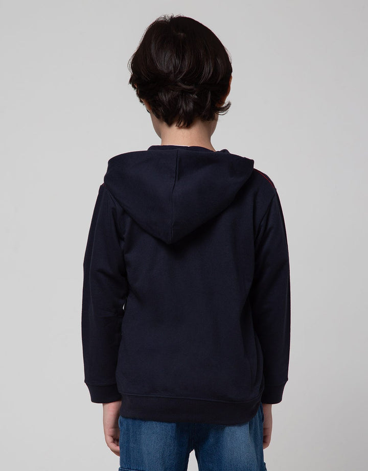 Little M Jacket Knit Terry Athletic
