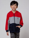 Little M Dino Embroidered Terry Jacket