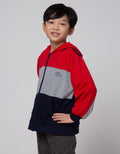 Little M Dino Embroidered Terry Jacket