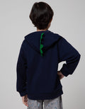 Little M Dino Cucuk Jaket Anak Laki-laki