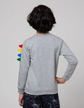 Little M Sweater Terry Dino Sweater Anak Laki-Laki