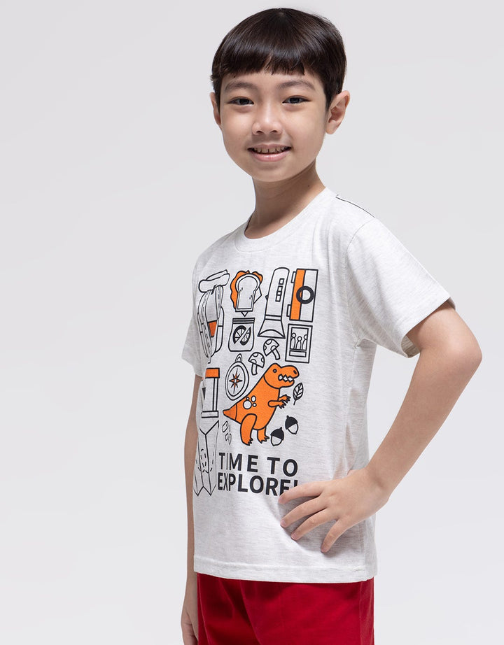 Little M Best Buy Dino Robot Boys T-Shirt