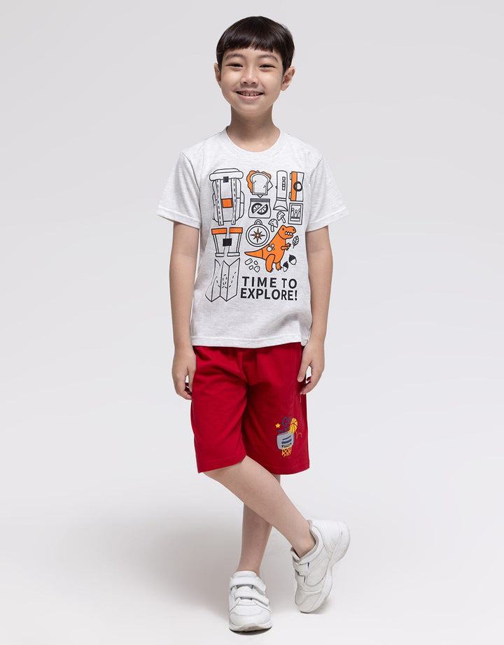 Little M Best Buy Dino Robot Boys T-Shirt