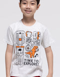 Little M Best Buy Dino Robot Boys T-Shirt