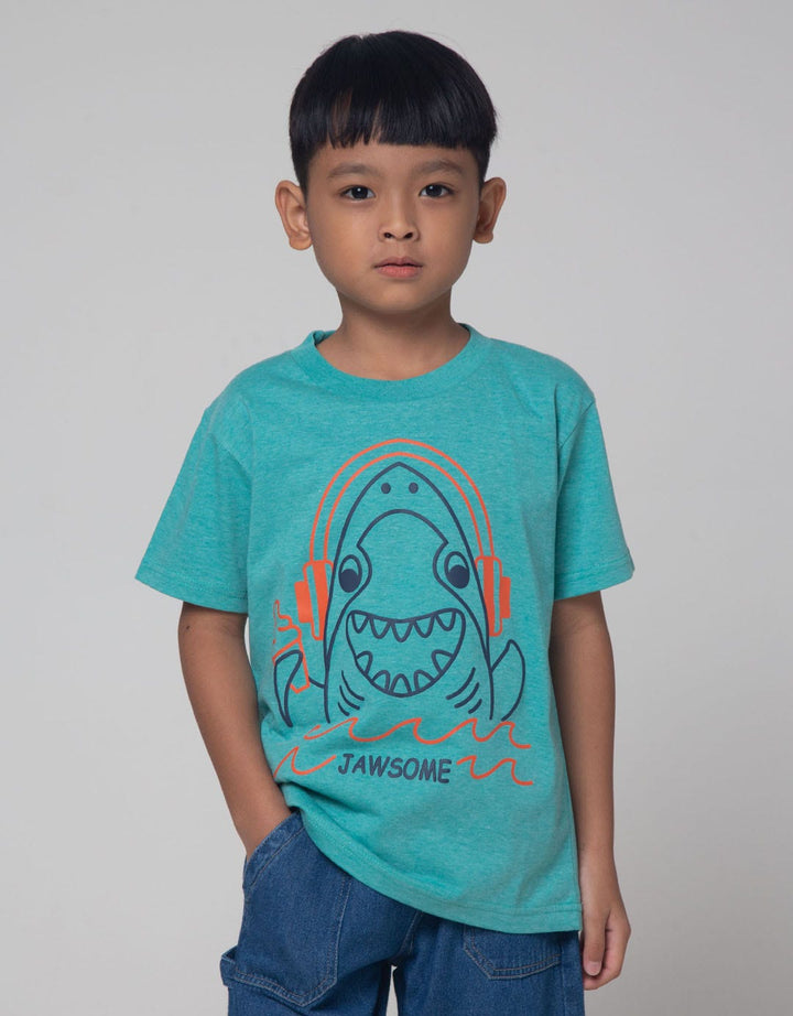 Little M Sharky Kaos Anak Laki-laki