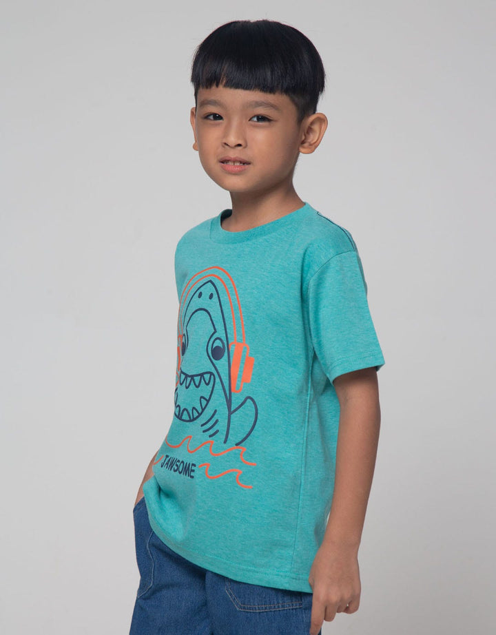 Little M Sharky Kaos Anak Laki-laki