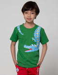 Little M Crocodile Print Boys T-Shirt