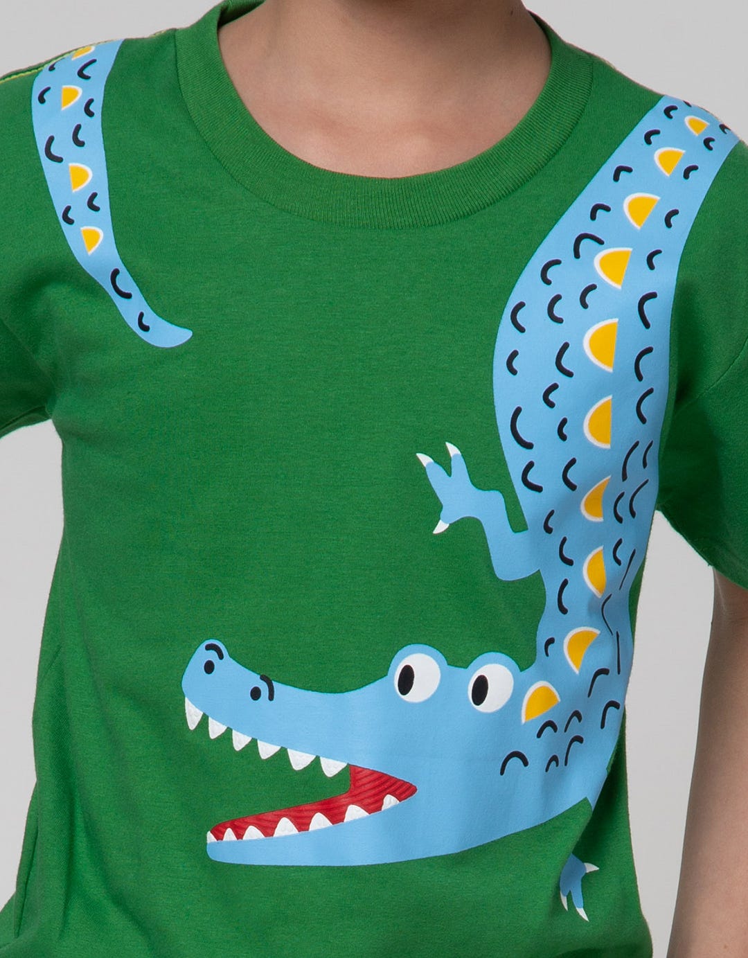 Little M Crocodile Print Boys T-Shirt