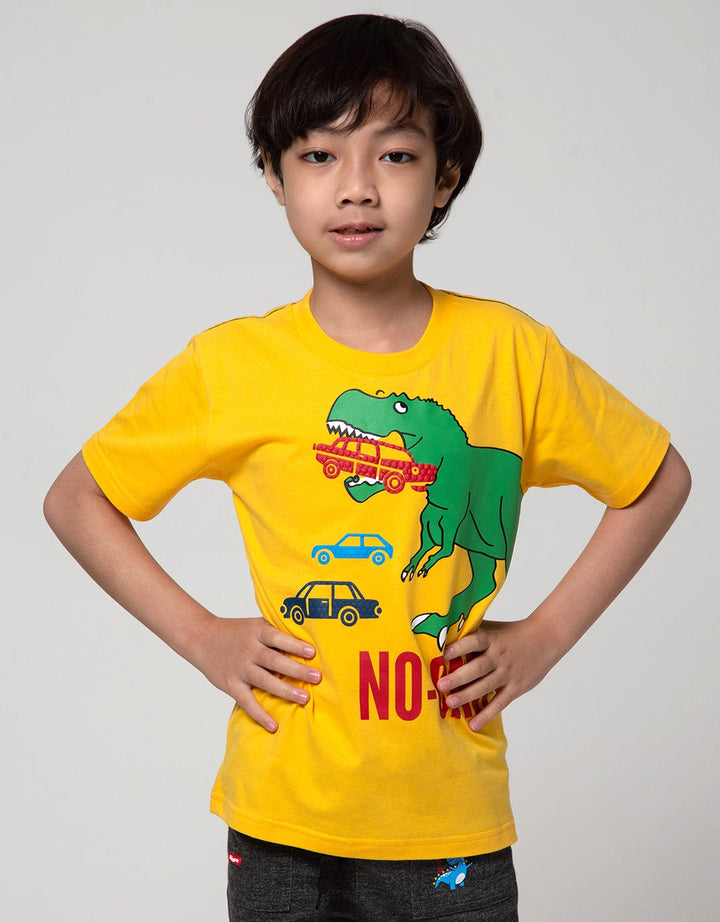 Little M Short Sleeve T-Shirt Print Best Buy Dino No Car