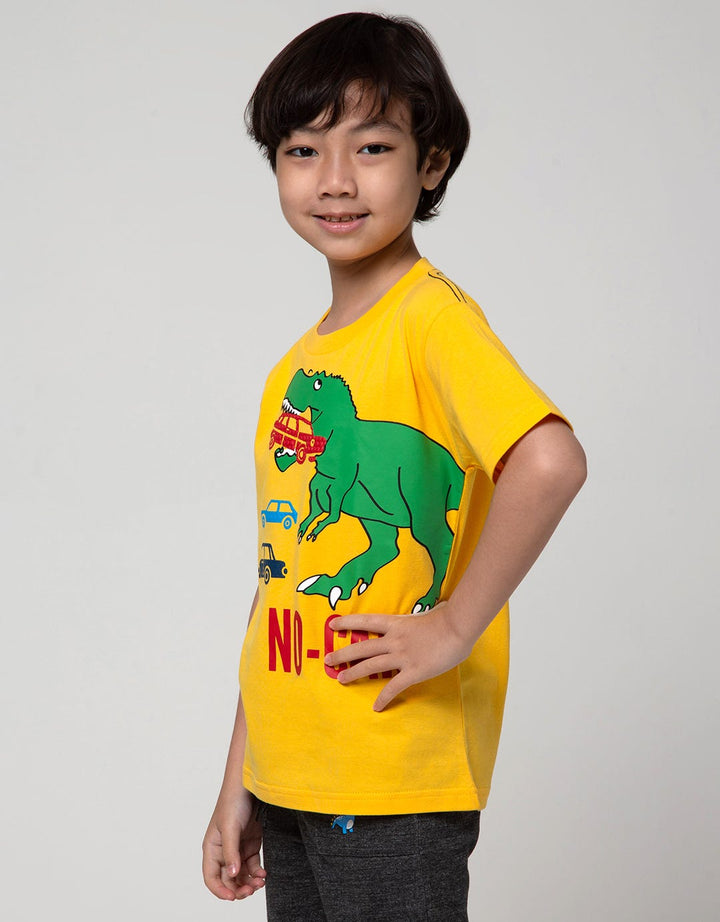 Little M Short Sleeve T-Shirt Print Best Buy Dino No Car
