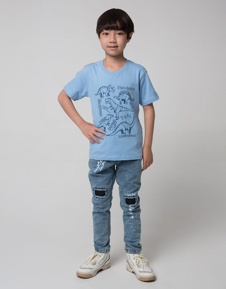 Little M Short Sleeve T-Shirt Print Best Buy Dino