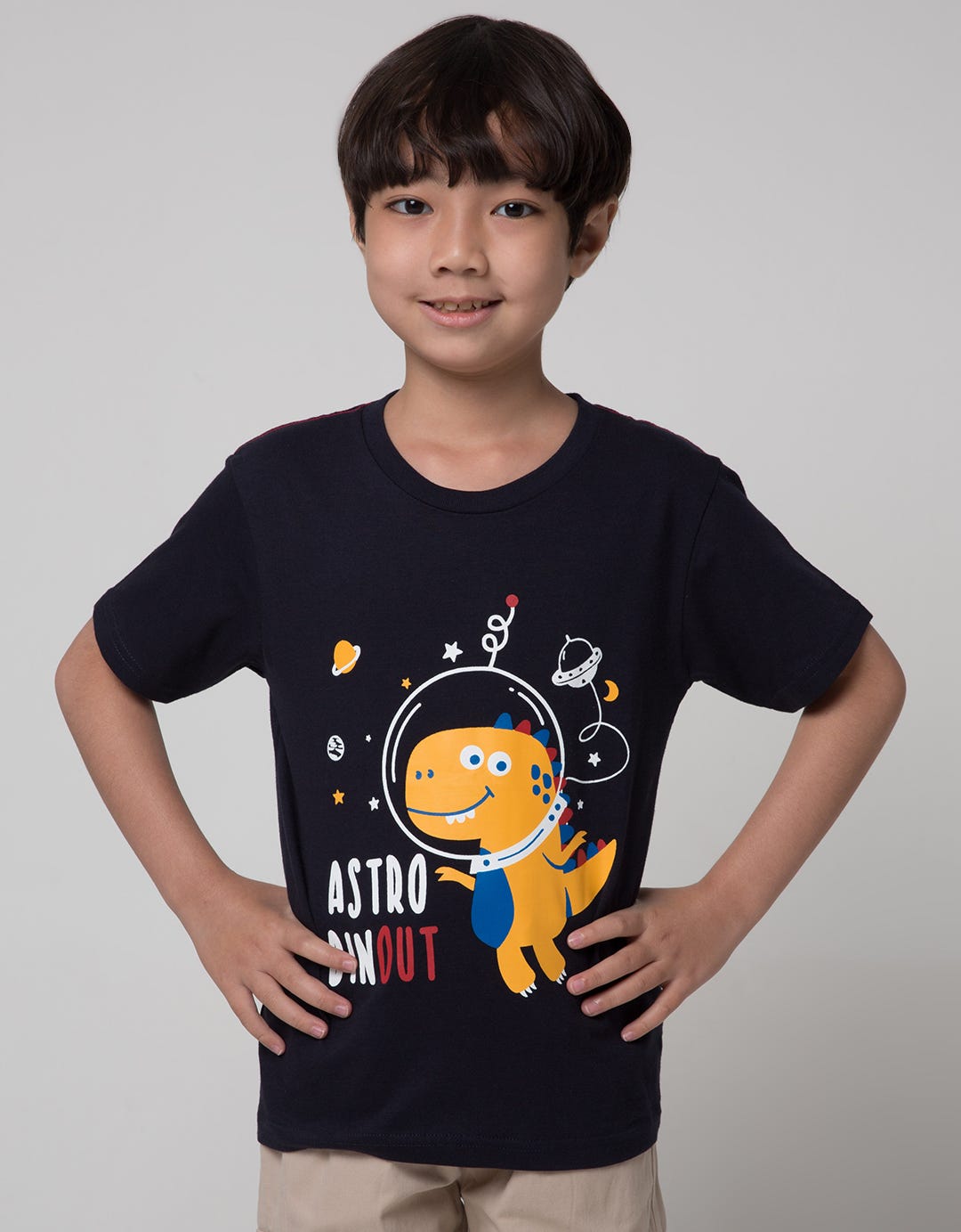 Little M Short Sleeve T-Shirt Astro Dino