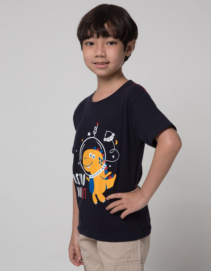 Little M Short Sleeve T-Shirt Astro Dino