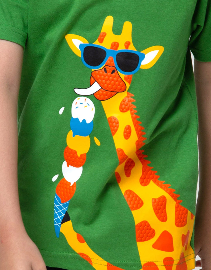 Little M Short Sleeve T-Shirt Print Best Buy Giraffe