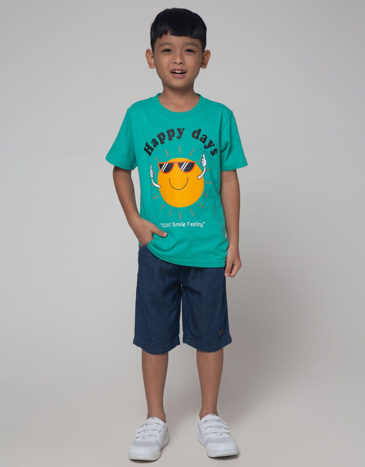 Little M Happy Day Kaos Anak Laki-laki