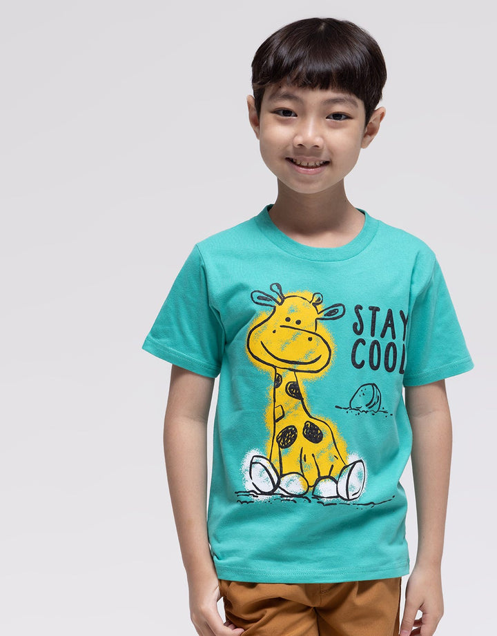 Little M Short Sleeve T-Shirt Best Buy Giraffe