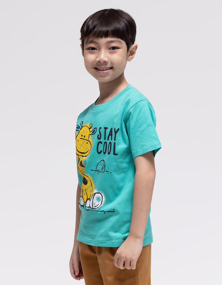 Little M Short Sleeve T-Shirt Best Buy Giraffe