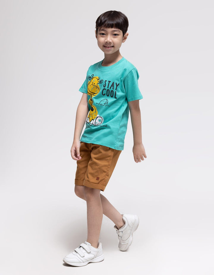 Little M Short Sleeve T-Shirt Best Buy Giraffe