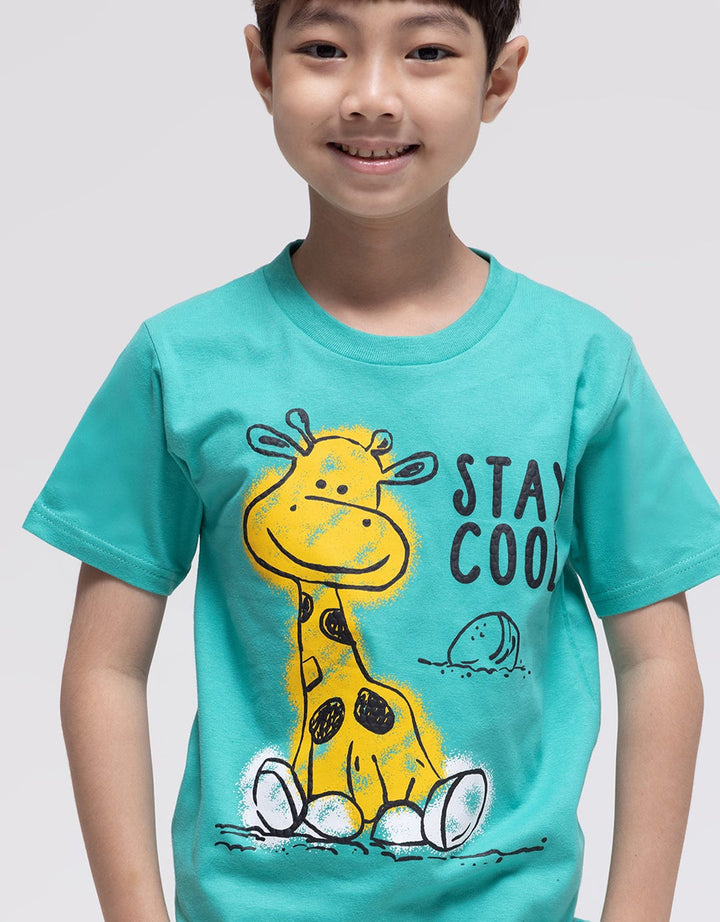 Little M Short Sleeve T-Shirt Best Buy Giraffe