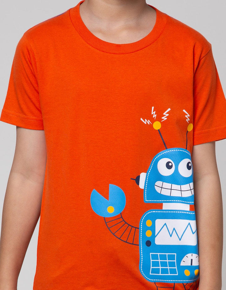 Little M Buy Robot Kaos Anak Laki-Laki