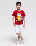 Little M Tiger Hero Kaos Anak Laki-laki