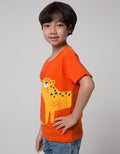 Little M Short Sleeve T-Shirt Tiger Application