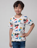 Little M Short Sleeve Animal Print T-Shirt
