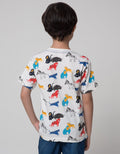 Little M Short Sleeve Animal Print T-Shirt