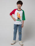 Little M Girrafe Tassel Boys T-Shirt