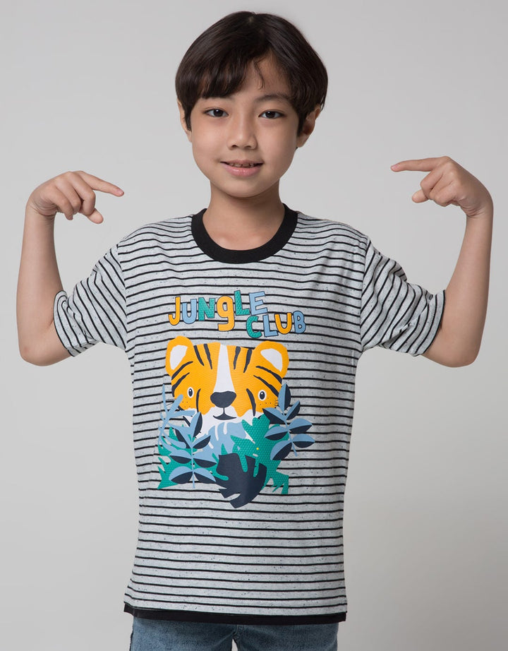 Little M Short Sleeve T-Shirt Jungle Club Nep