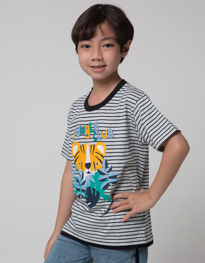 Little M Short Sleeve T-Shirt Jungle Club Nep