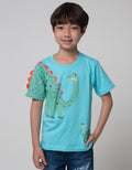 Little M Short Sleeve T-Shirt Print Dino Aplikasi